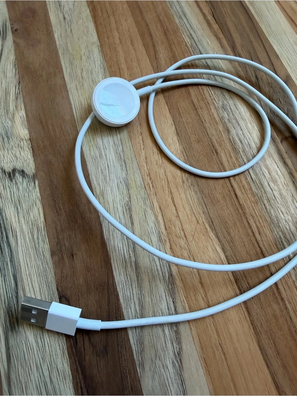 Apple White Magnetic Apple Watch Charger Cable USB-A